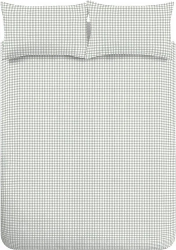Set copripiumino e federa verde per letto singolo 135x200 cm Bamford Gingham Check – Catherine Lansfield