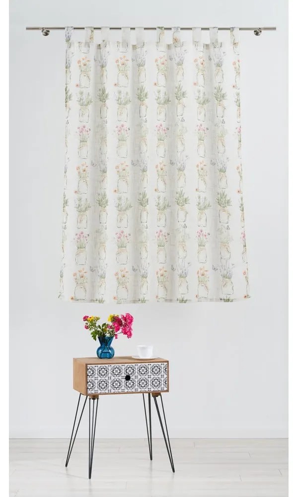 Tenda crema 140x160 cm Cassia - Mendola Fabrics