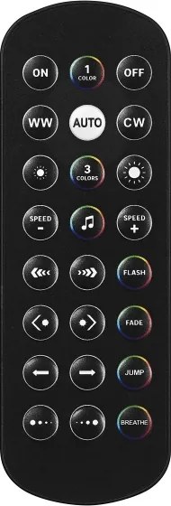 Osram - Lampada da terra LED RGBW dimmerabile SMART+ MAGIC LED/11,5W/230V argento Wi-Fi+telecomando