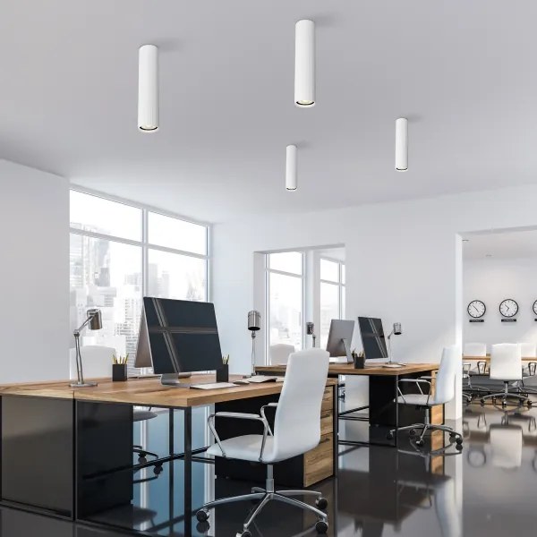 Faretto TUNE L 1xGU10/10W/230V 24 cm bianco