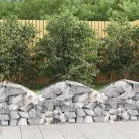 Cesto Gabbione ad Arco 100x50x40/60 cm Ferro Zincatocod mxl 97313