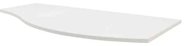 Top per lavabo Vague BADEN HAUS L 103 x H 1.6 x P 51 cm bianco stratificato, verniciato