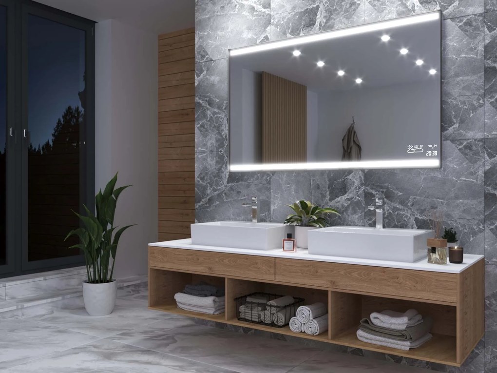 Specchio con LED illuminazione M13 premium