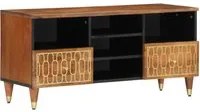 Mobile Porta TV 100x33x46 cm in Legno Massello di Mango 358302