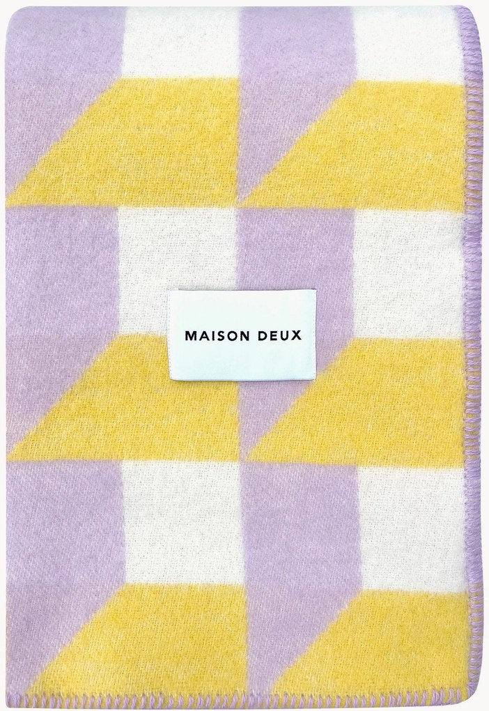 Coperta in lana Cubics