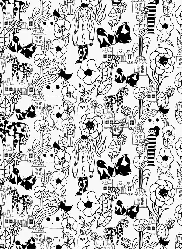 Marimekko Carta da parati Marikyla - 25166