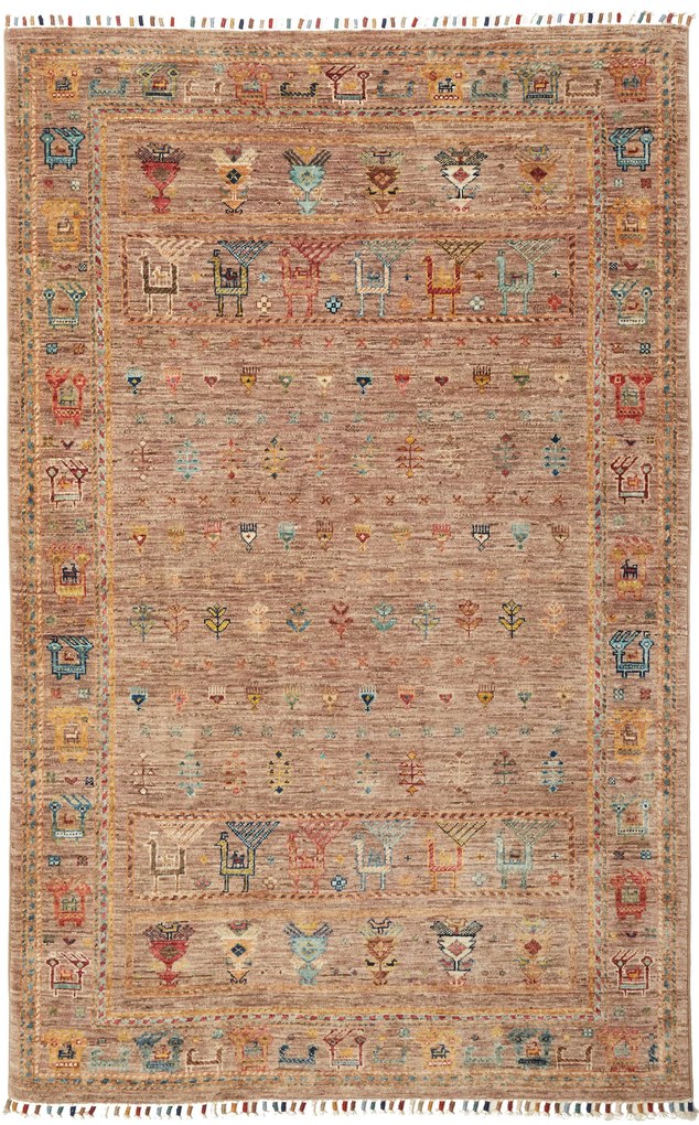 Samarkand Tappeto 120 x 190 (Pakistan) Annodato A Mano