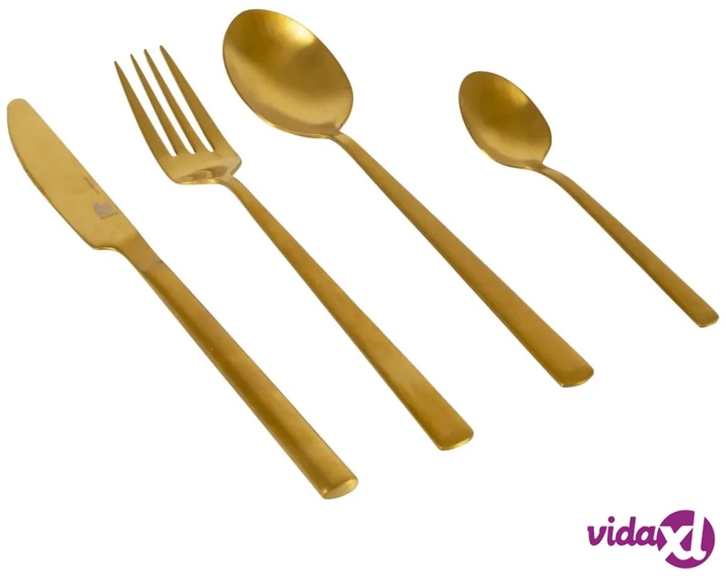 Bo-Camp Set Posate 16 pz Fairbanks Oro