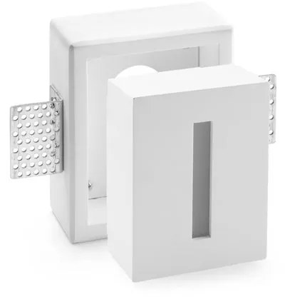 Faretto da incasso con fonte luminosa fisso Modulo LED TECNICO ATENA bianco verniciabileX11 cm Luce bianco caldo