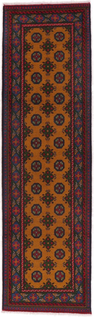 Afghan Tappeto 290x80 (Afghanistan) Annodato A Mano