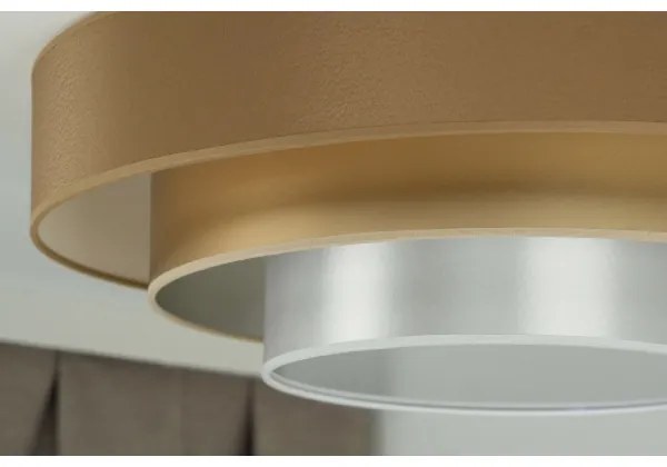 Duolla - Plafoniera LED LUNETA LED/26W/230V diametro 60 cm 4000K marrone/oro