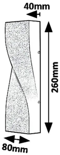 Rabalux 8154 - Applique a LED da esterno FOLLINA LED/11W/230V IP65