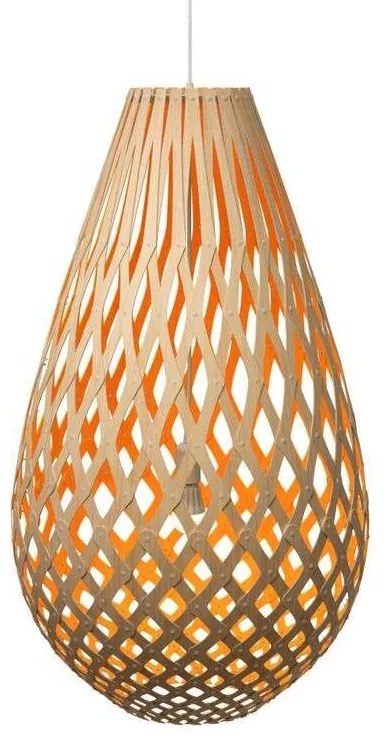 David Trubridge - Koura Lampada a Sospensione H50 Arancione David Trubridge