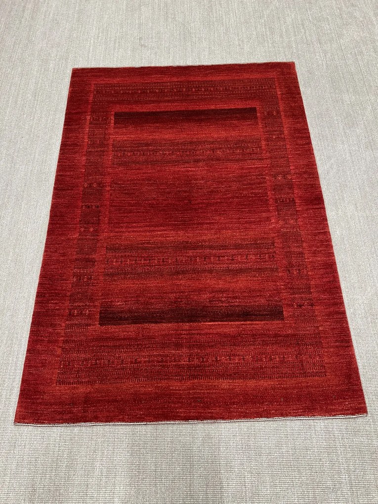 Loribaft Tappeto 170x250 Rosso (Iran) Annodato A Mano