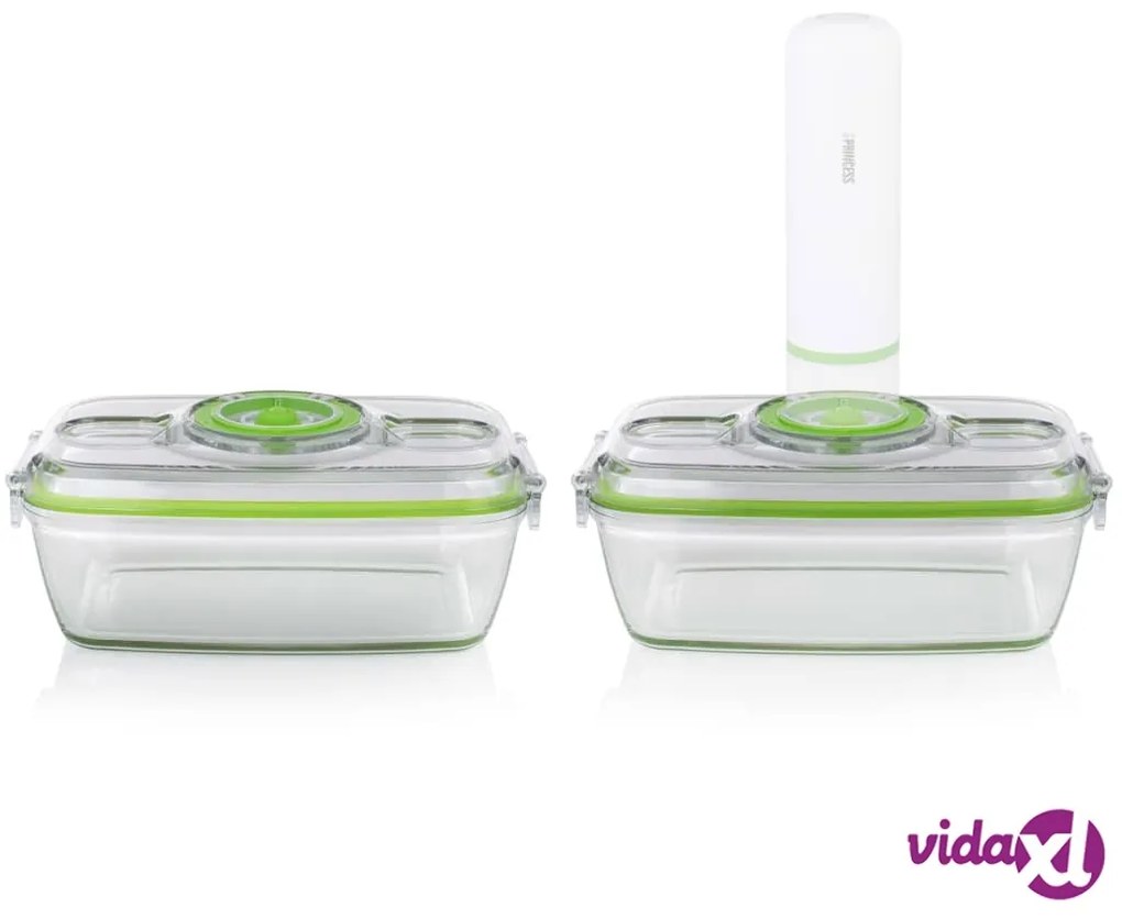 Princess Set Contenitori per Alimenti 2 pz L Trasparenti