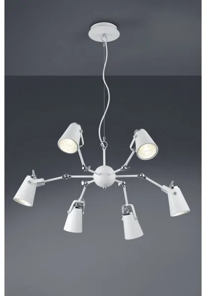 Trio - Lampadario a sospensione con filo EDWARD 6xE14/40W/230V