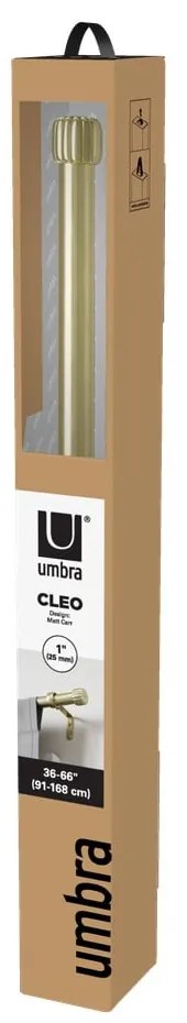 Bastone per tende dorato in acciaio regolabile 91 - 168 cm Cleo – Umbra