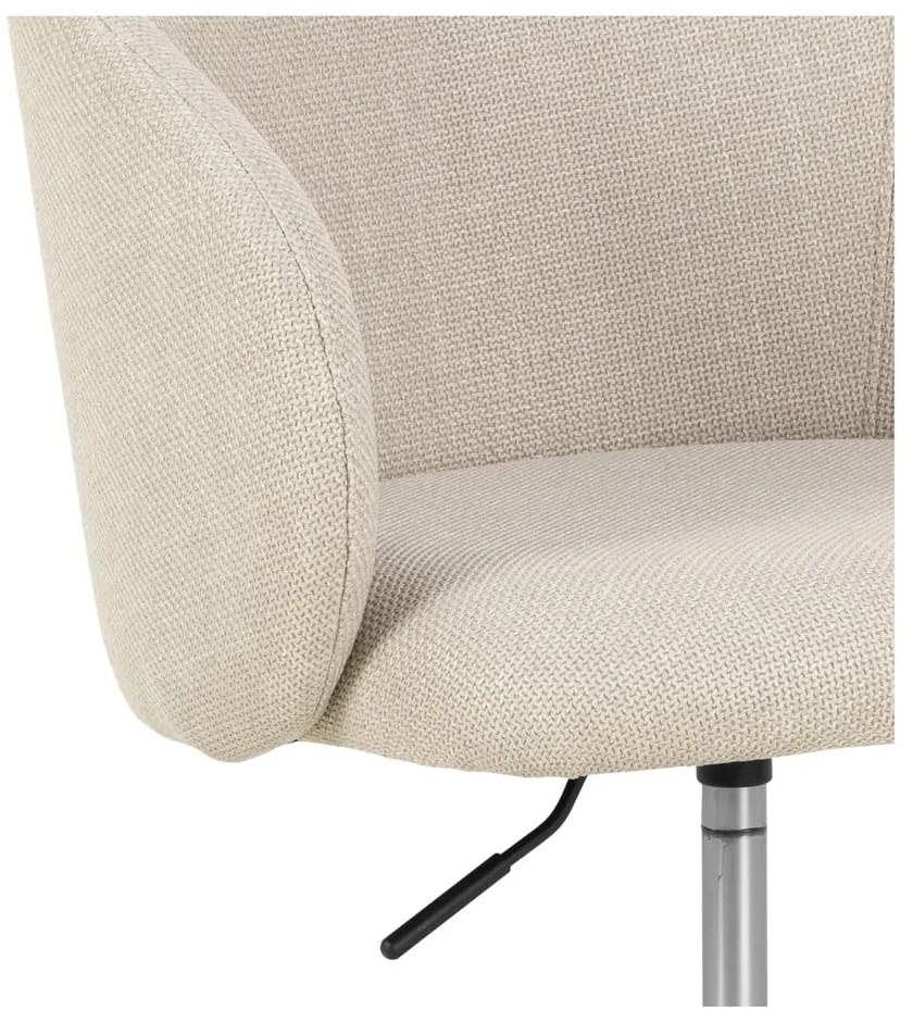 Sedia da ufficio beige Eleanor – Actona