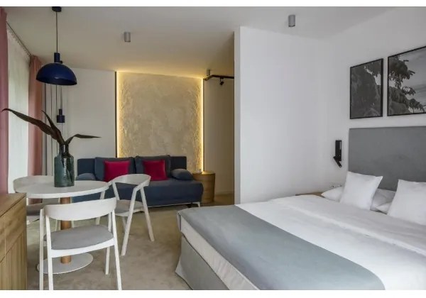 Argon 4221 - Lampadario a sospensione con filo SINES 1xE27/15W/230V d. 28 cm blu