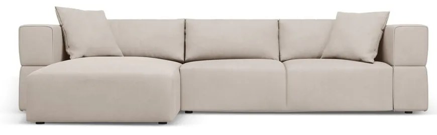 Divano angolare beige, angolo sinistro Esther - Milo Casa