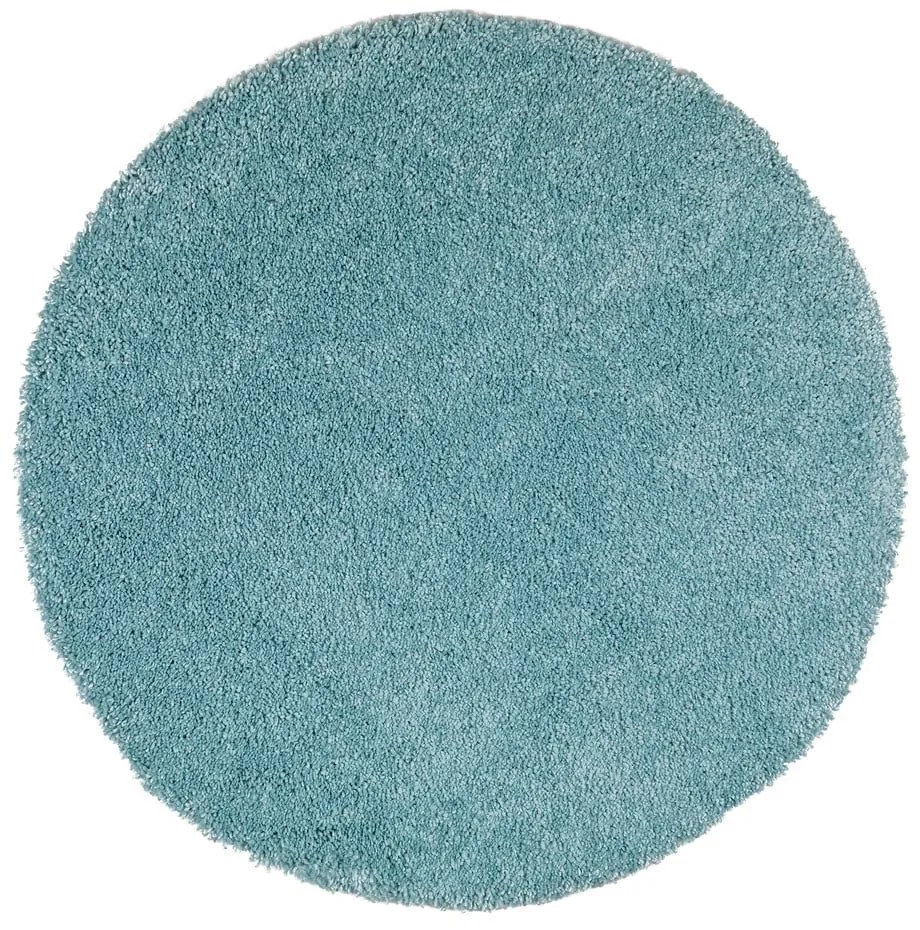 Tappeto azzurro, ø 100 cm Aqua Liso - Universal