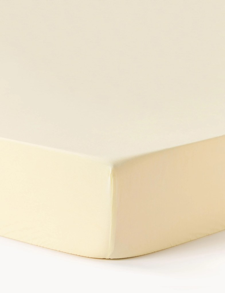 Lenzuolo con angoli topper in cotone percalle Elsie