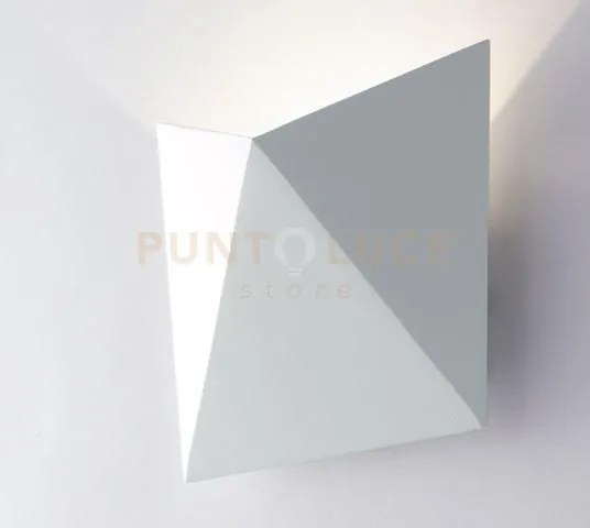 Applique led stealth bianca 6w 580lm cct 3000k / 4000k  ip54 17x17x...