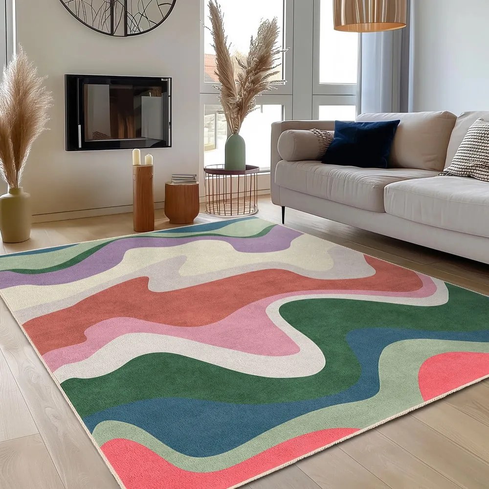 Tappeto lavabile 160x230 cm Squiggly Breeze – Mila Home