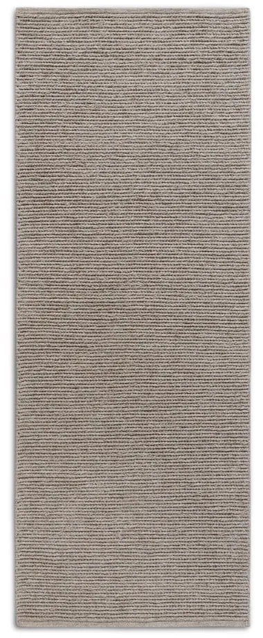 Passatoia marrone chiaro in lana tessuta a mano 80x200 cm Francois - Villeroy&amp;Boch