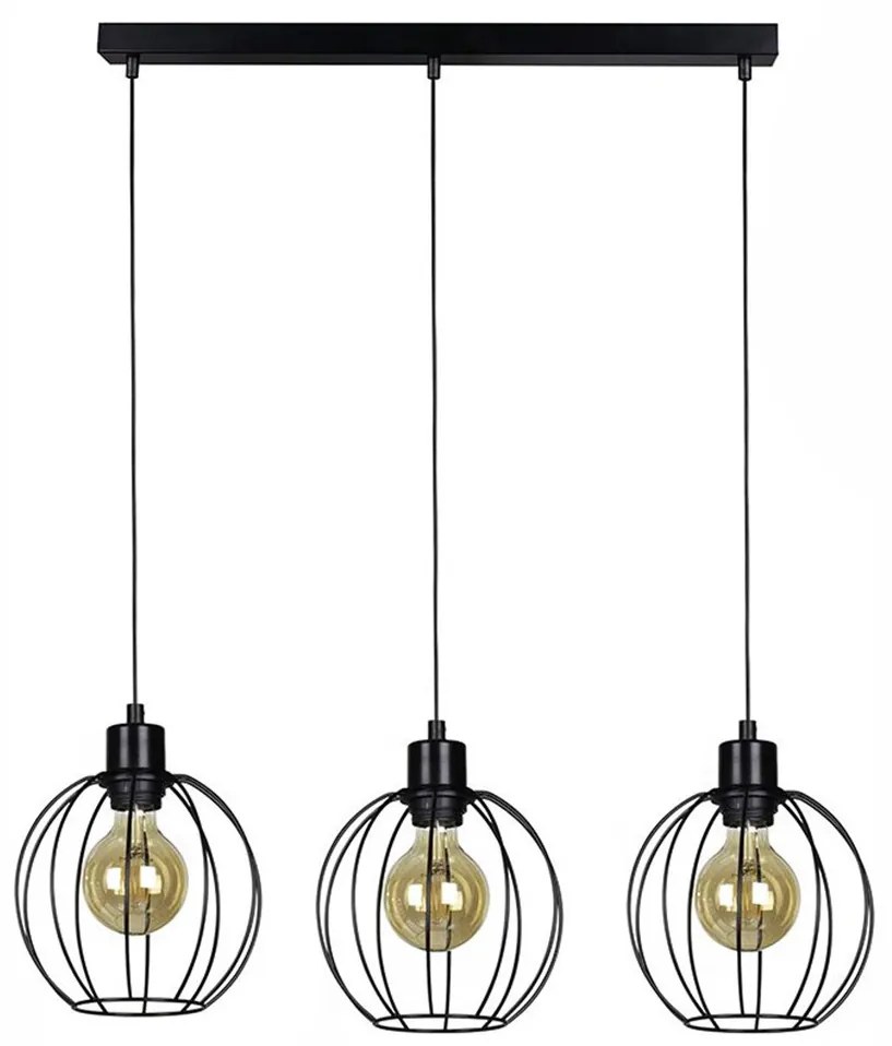 Spot-Light DO15659304 - Lampadario a cavo BERIS 3xE27/60W/230V