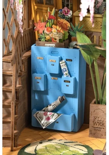 RoboTime - LED Fermalibri Giardino casa 3D puzzle 2xAAA