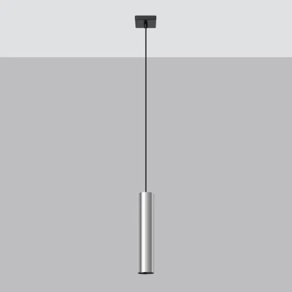 Sollux SL.1204 - Lampadario a sospensione con filo LAGOS 1xGU10/10W/230V cromo
