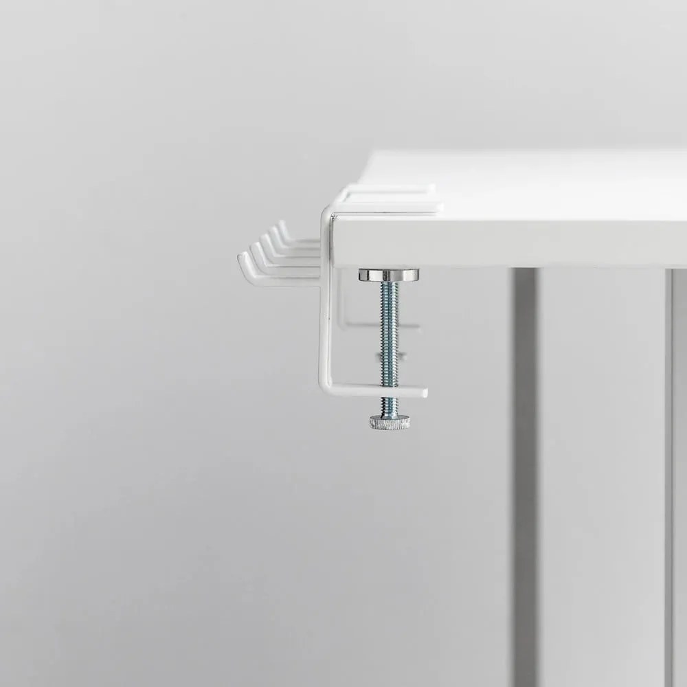 Gancio regolabile bianco opaco in acciaio Tower – YAMAZAKI