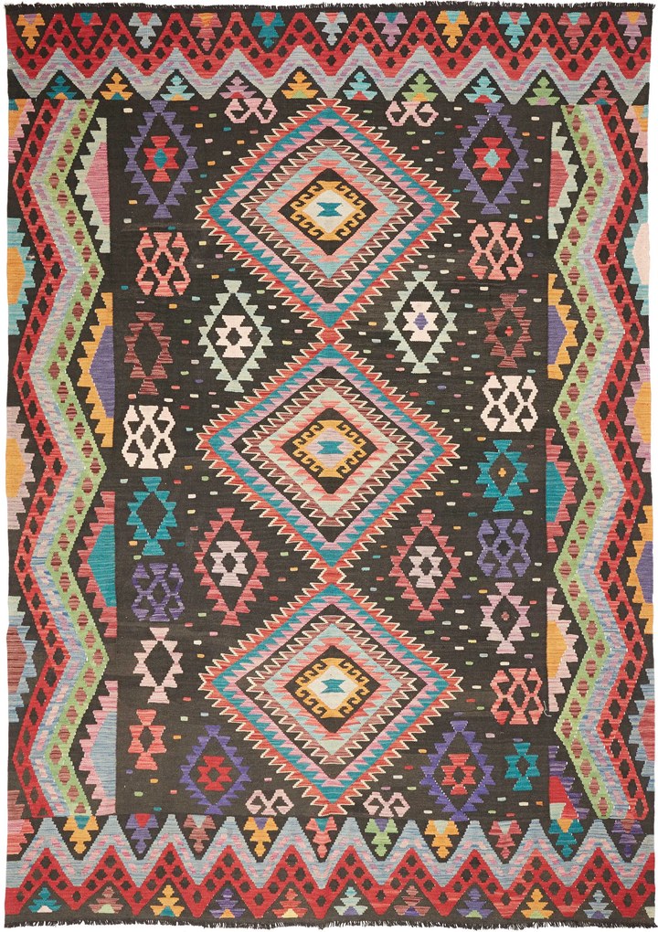 Kilim Tappeto 290 x 210 (Pakistan) Tessuto A Mano
