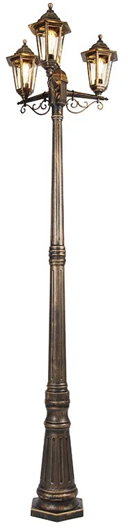 Lanterna da esterno smart oro a 3 luci con WiFi ST64 - New Haven