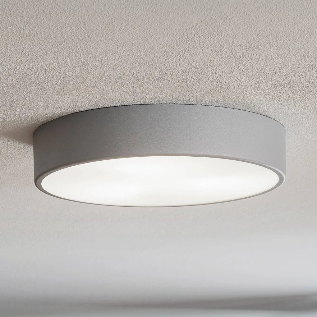 TEMAR LIGHTING Plafoniera Cleo 400, Ø 40 cm grigio