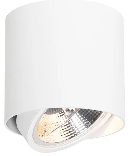 Faretto a plafone Smart bianco orientabile e inclinabile con Wifi GU10 111mm - Impact