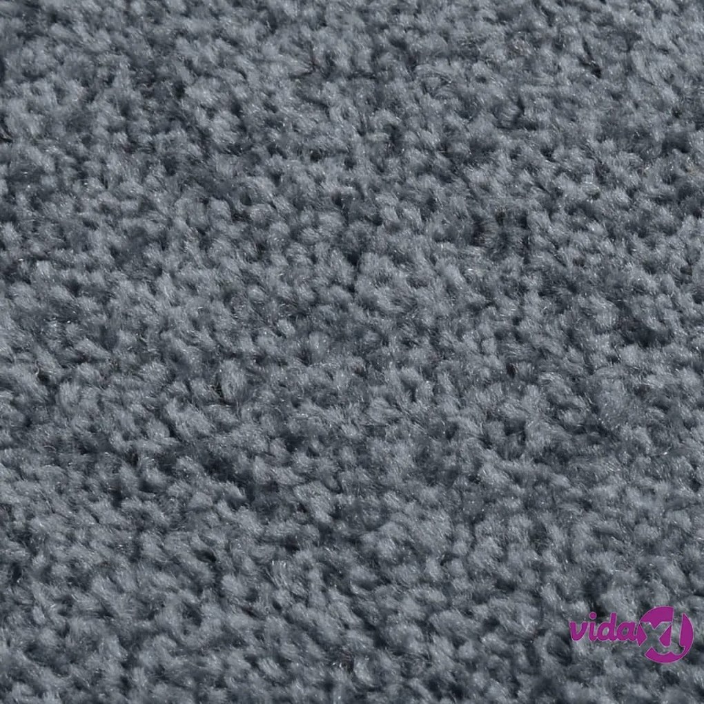vidaXL Tappeto a Pelo Corto 120x170 cm Antracite