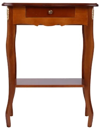 Consolle mobiletto ARTE POVERA in legno color NOCE