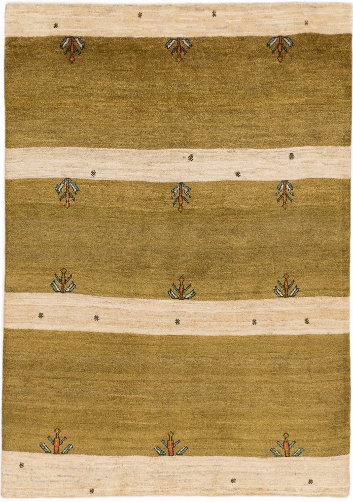 Gabbeh Tappeto 150x220 Marrone (Iran) Annodato A Mano