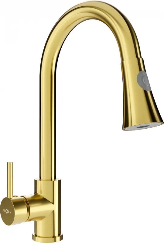 Mexen Elia rubinetto da cucina, oro - 670101-50