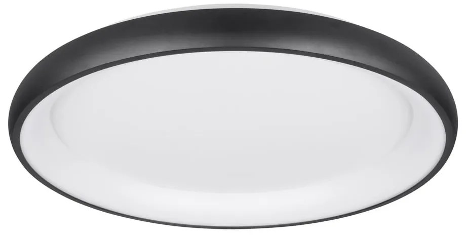 Plafoniera a LED dimmerabile nera Cardona - Trio