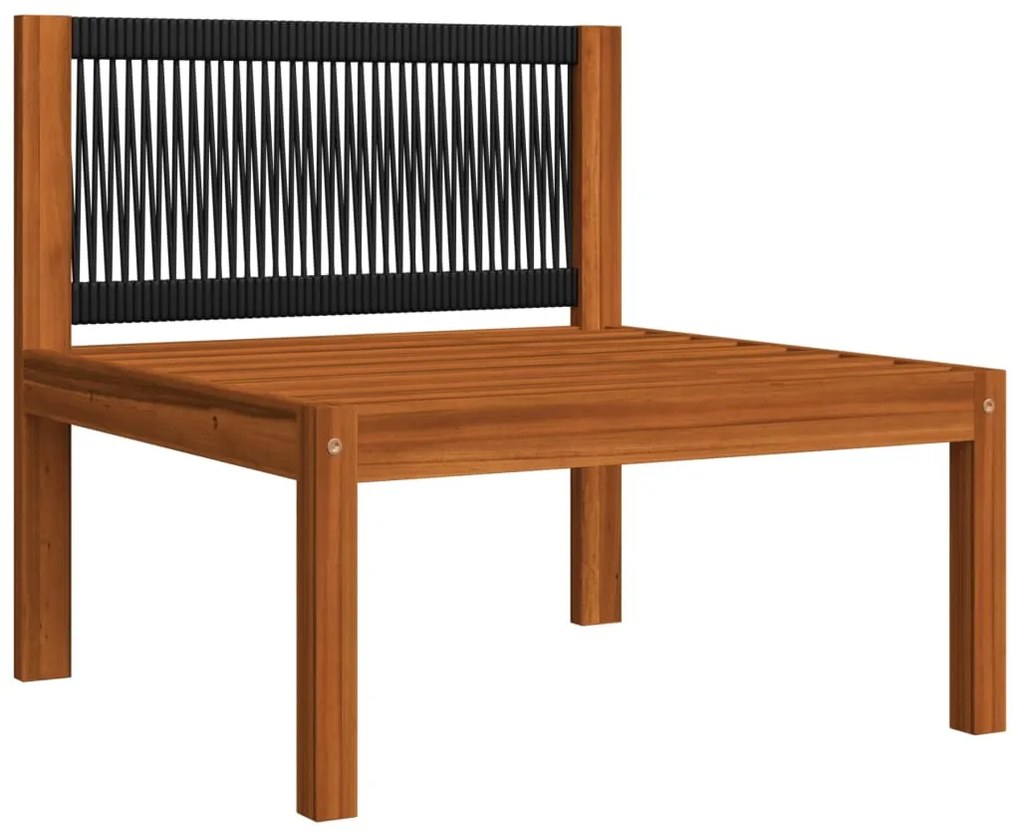 Set divani da giardino 2 pz con cuscini massello d&#039;acacia