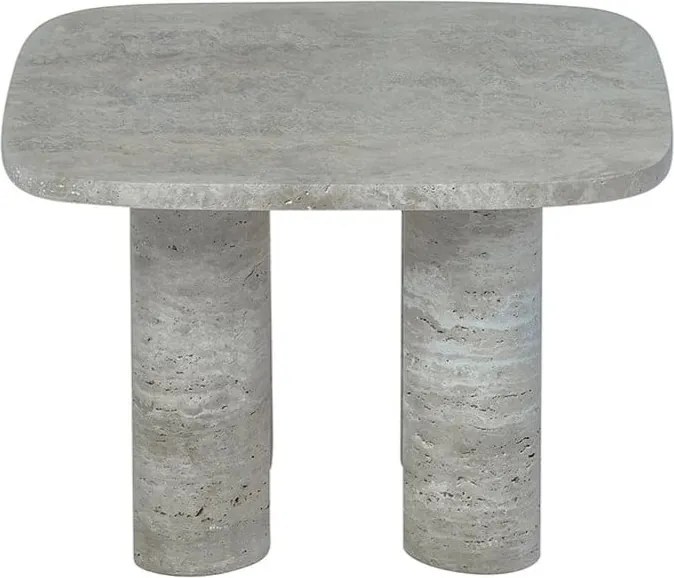 Tavolo contenitore in pietra 52x52 cm Volos - Blomus