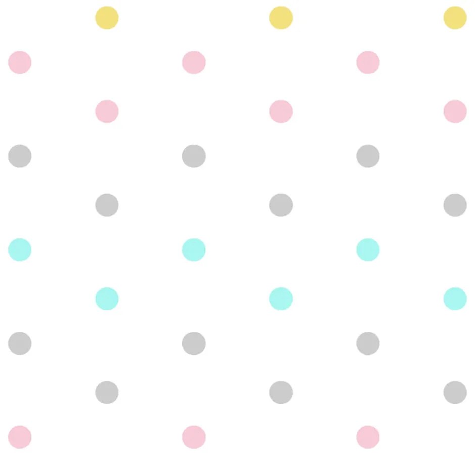 Adesivi a Pallini Colorati sul Muro | Inspio