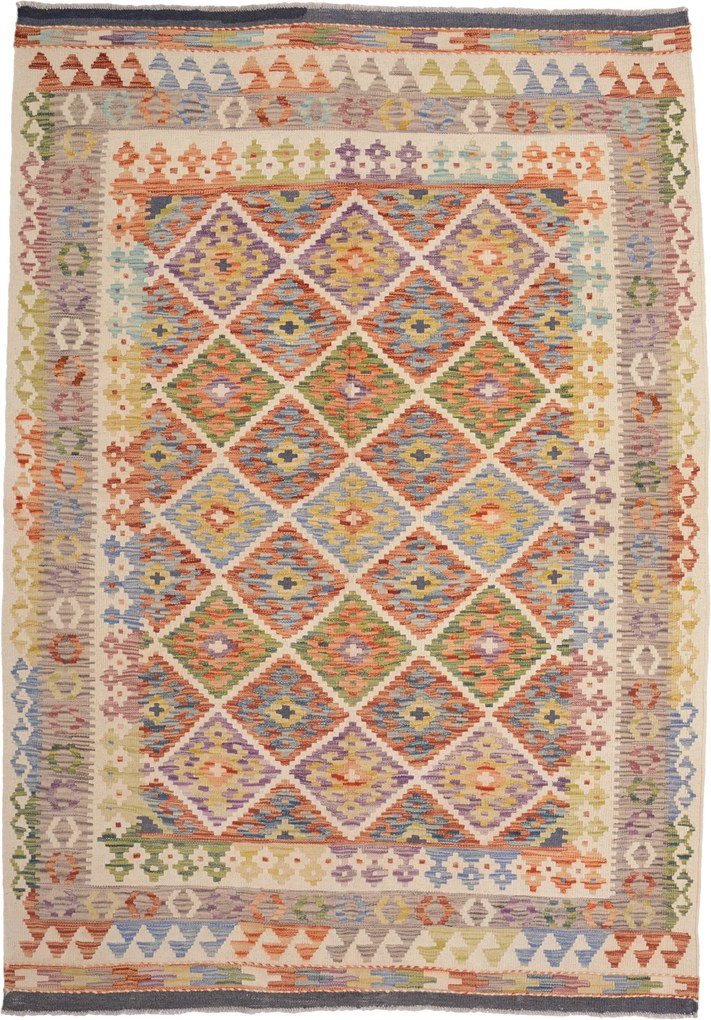 Kilim Tappeto orientale 210x150 (Pakistan) Annodato A Mano