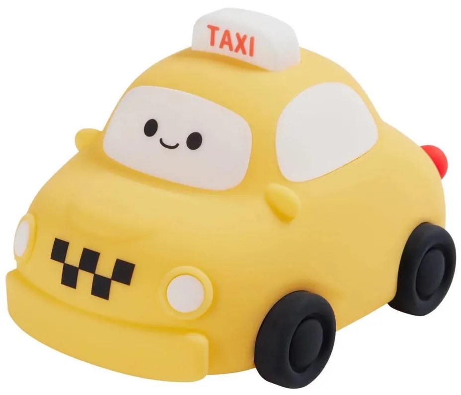 Lampada a LED dimmerabile per bambini TAXI LED/1W/5V USB 1200 mAh giallo