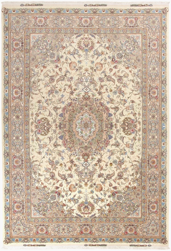 Tabriz Tappeto 250 x 350 (Iran) Annodato A Mano