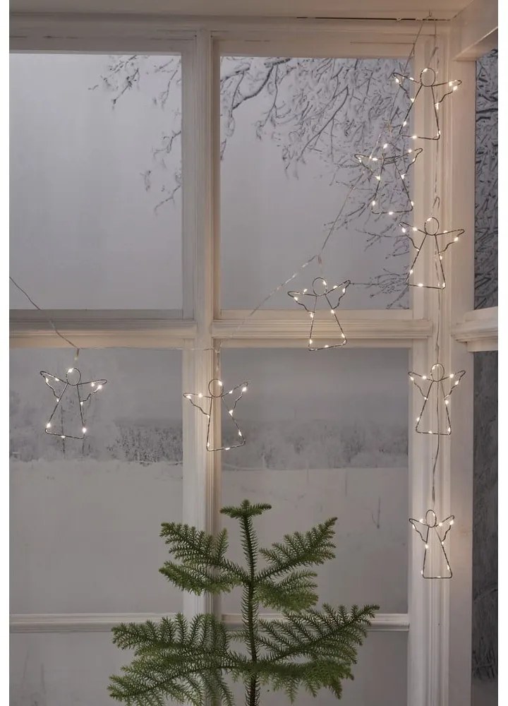 Catena luminosa con alimentazione a batteria 8 lampadine lunghezza totale 175 cm Angela – Star Trading