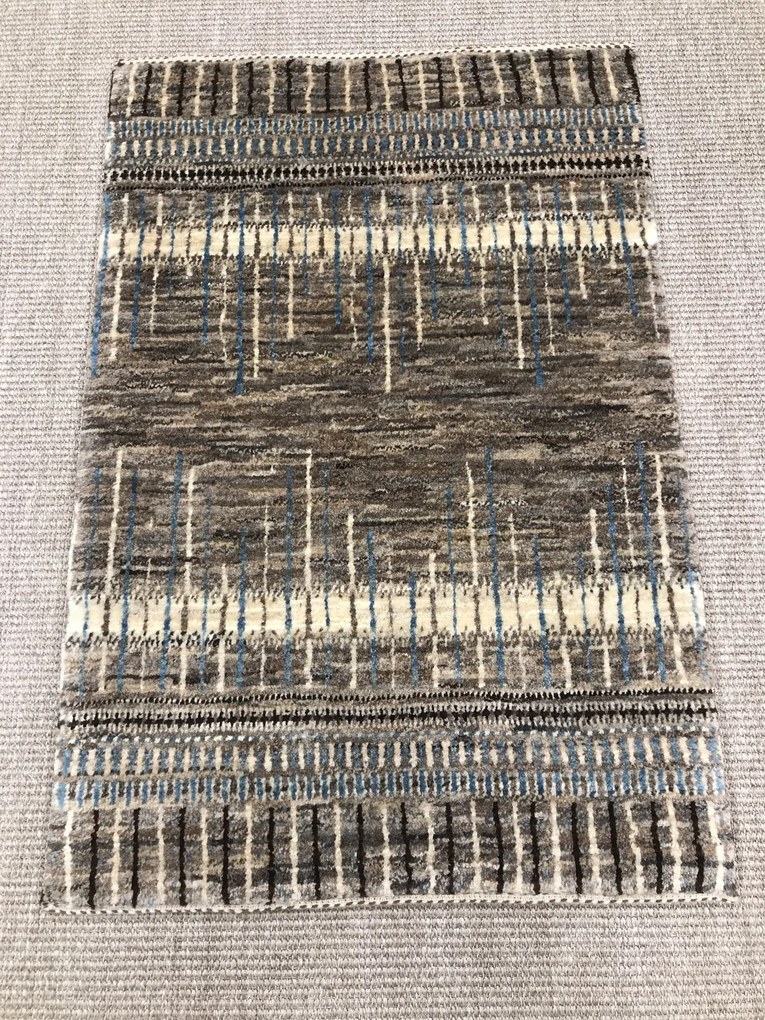 Loribaft Tappeto persiano 90x60 Beige (Iran) Annodato A Mano